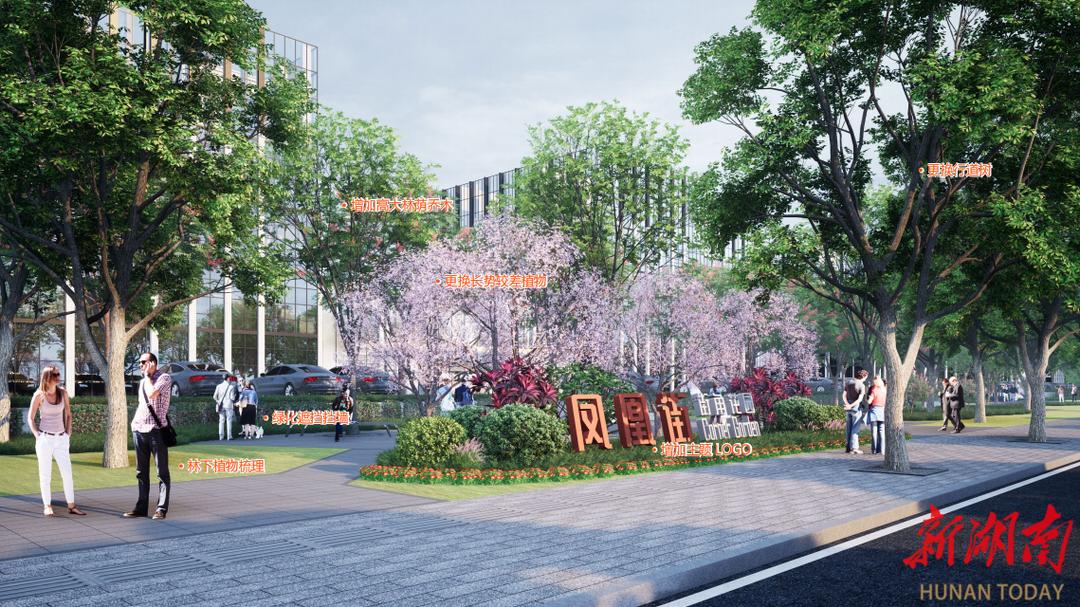湘江新区街角花园什么时候建,长沙街头焕然一新