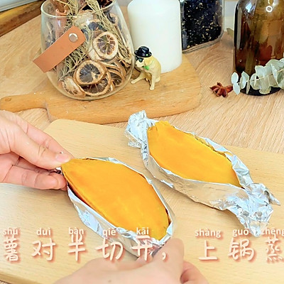 地瓜芝士焗红薯做法,红薯菜谱芝士红薯