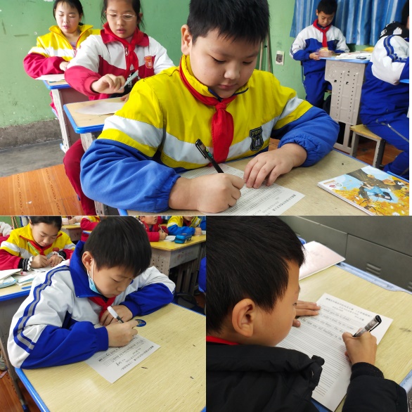 落实“双减”竞出风采——濂溪区外国语学校举办英语书法竞赛