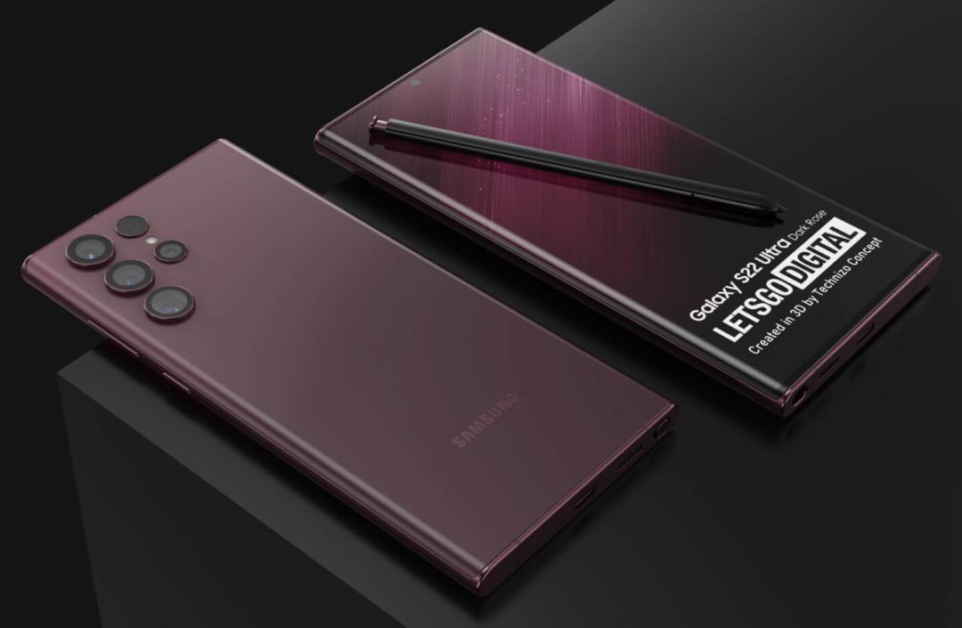 三星galaxys22ultra渲染图,三星galaxys23系列渲染图曝光