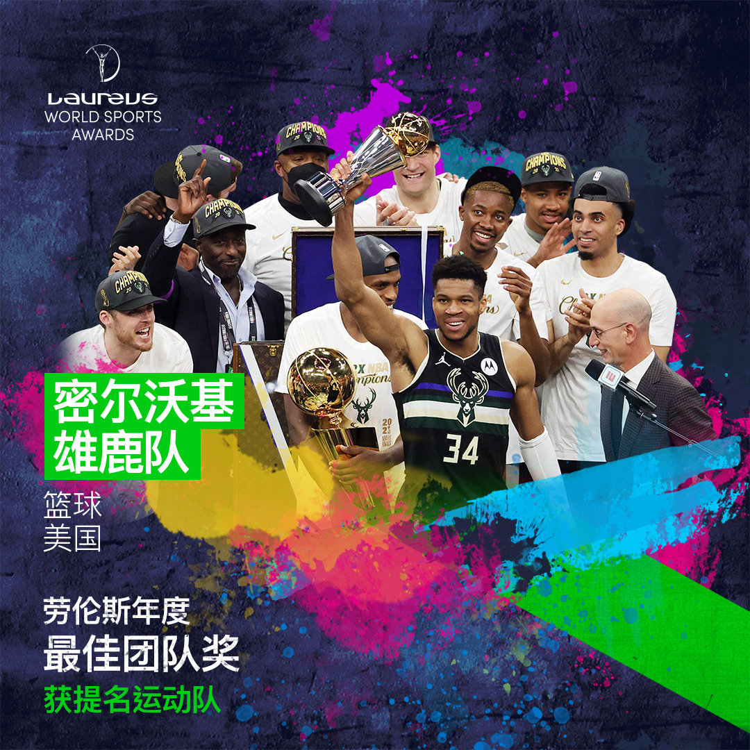 劳伦斯奖中国国奥队,2022年劳伦斯年度最佳团队奖提名