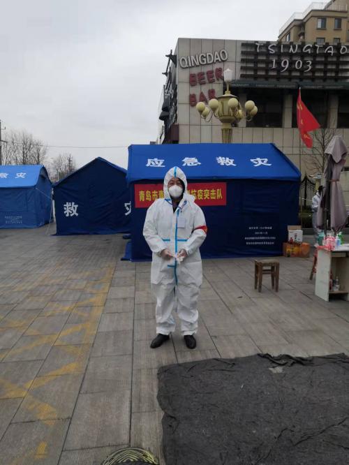 抗击疫情是责任也是使命！莱西市59岁老*党**员赵庶建带病坚守岗位