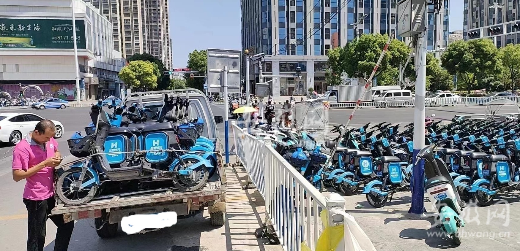 整治共享电单车违规现象,蚌埠共享单车乱停乱放