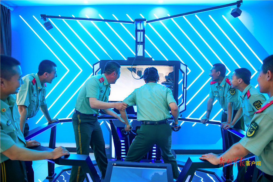 vr体验馆等你来,部队vr体验室墙