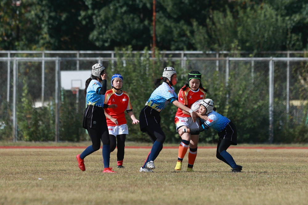 朝阳区夺双冠市十六运七人制橄榄球项目比赛收官