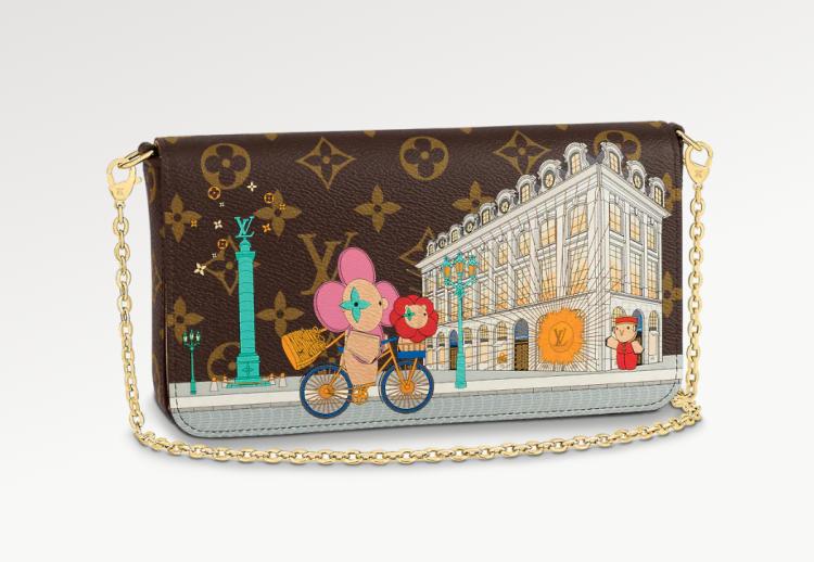 lvpochetteaccessories链条包,lvpochettefelicie链条包