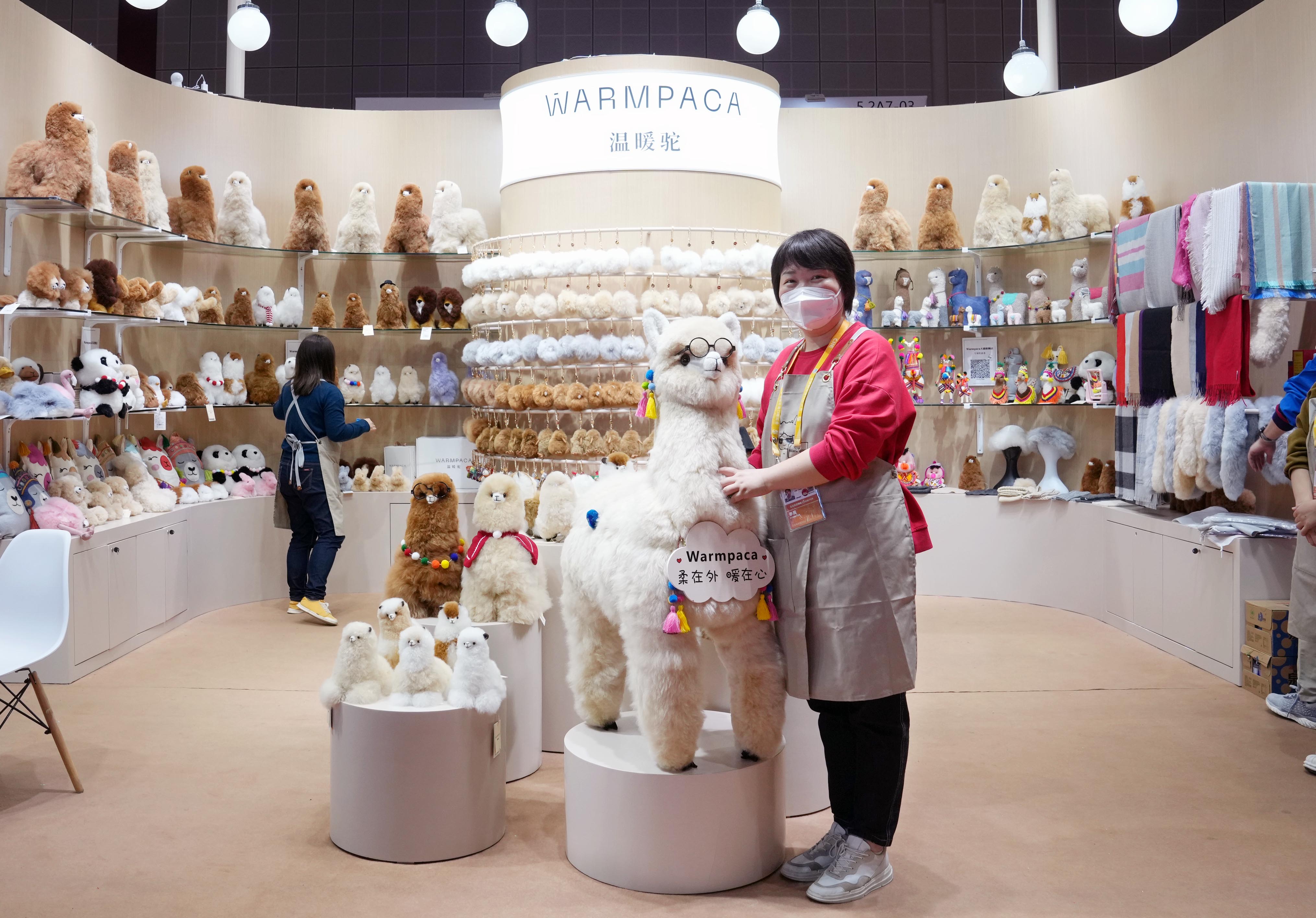 （新华全媒+）一只秘鲁“小羊驼”的进博之旅