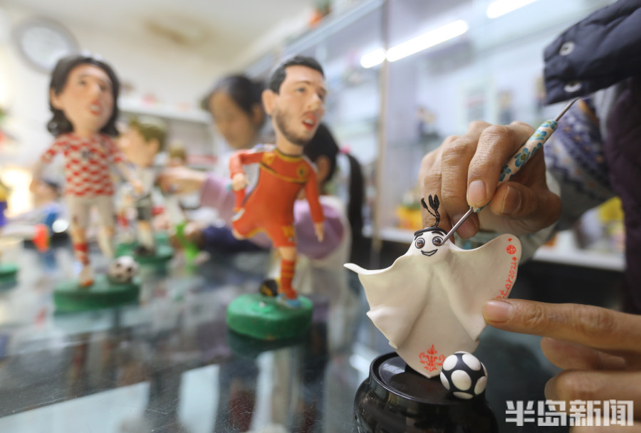 面塑比赛作品,面塑世界杯吉祥物怎么捏