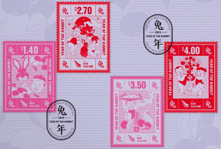 世界生肖邮票纪念册,有故事的兔年邮票