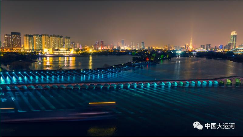 江苏苏州游览宝带桥,苏州古老的宝带桥