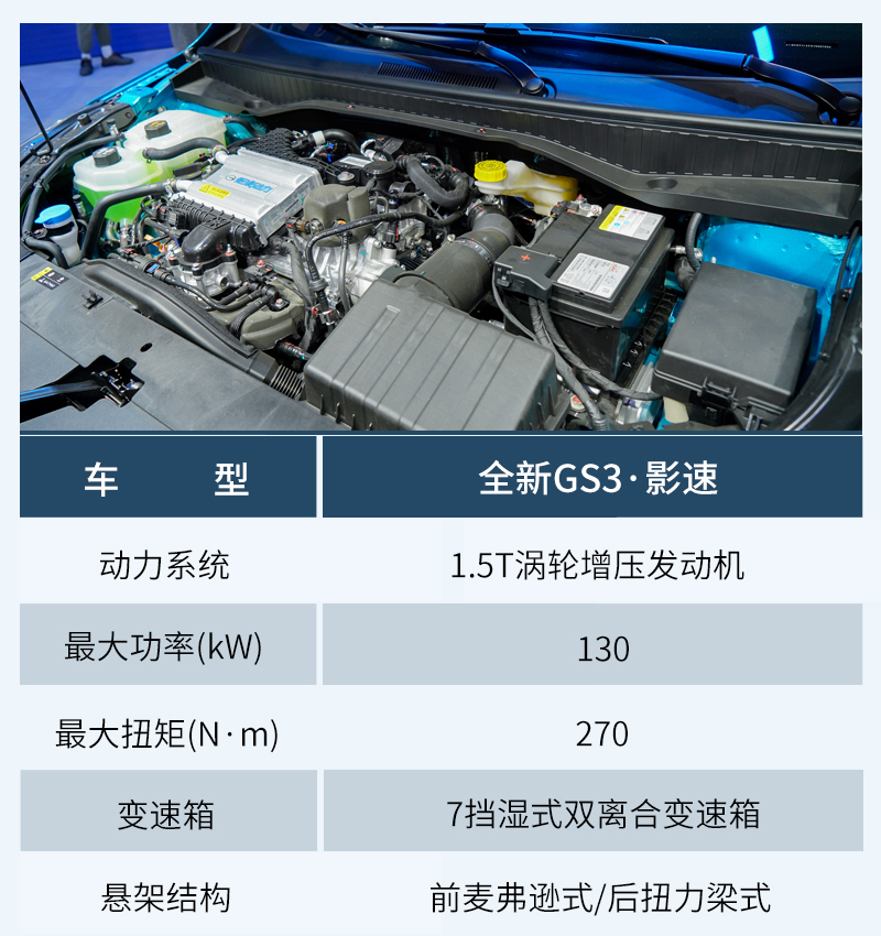 传祺gs3power2022款有何改进,全新一代传祺GS3影速