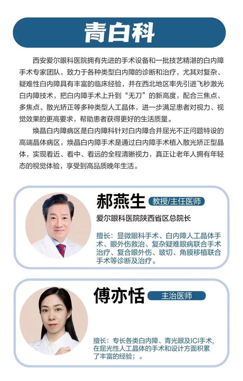 飞秒激光白内障老年人能不能做,第六人民医院飞秒白内障手术