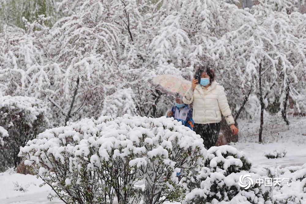 北方多地四月飞雪一组图看各地白雪覆盖穿越回隆冬