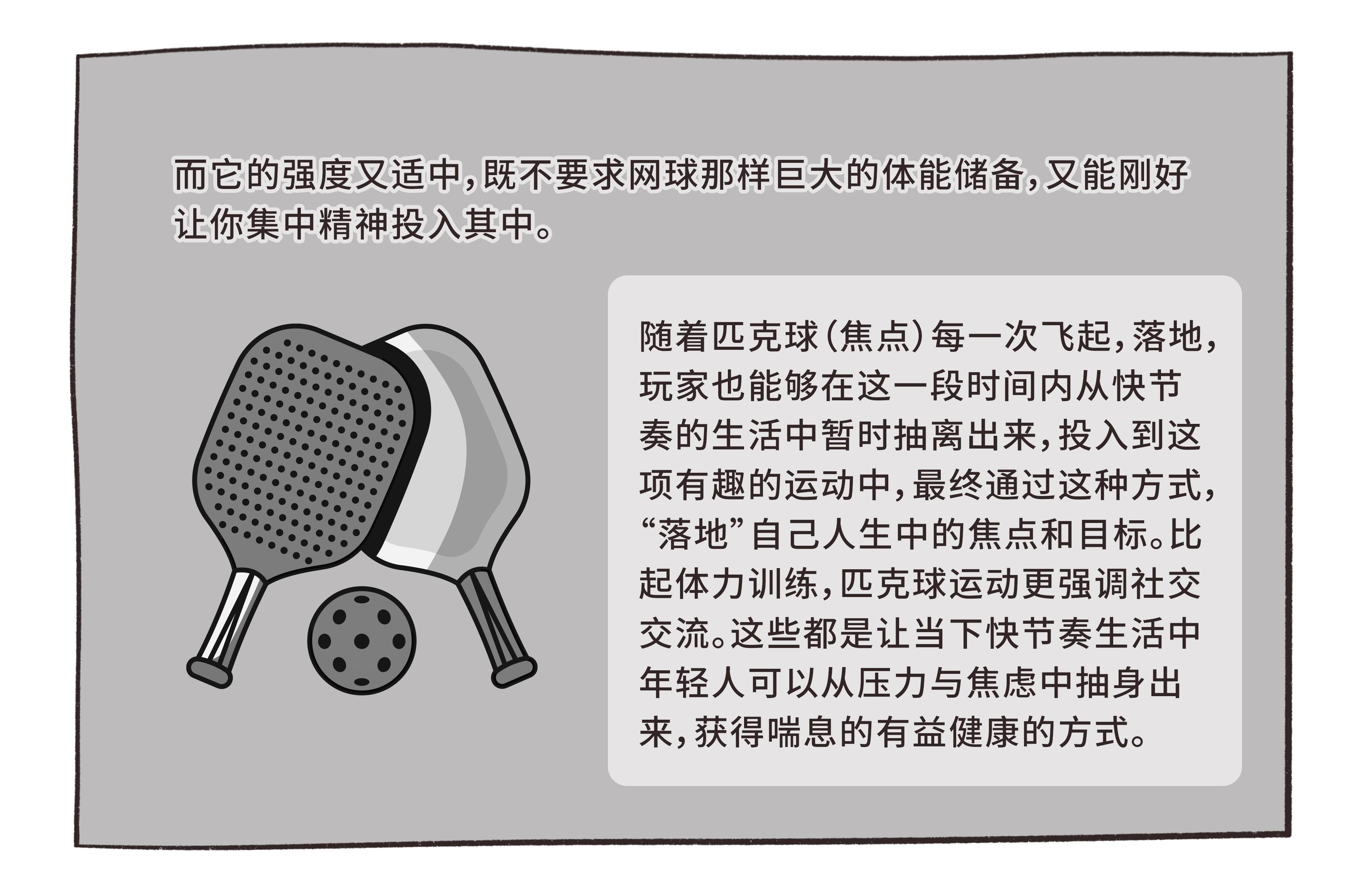 大小“漫”谈|1小时就能学会！匹克球爆火出圈