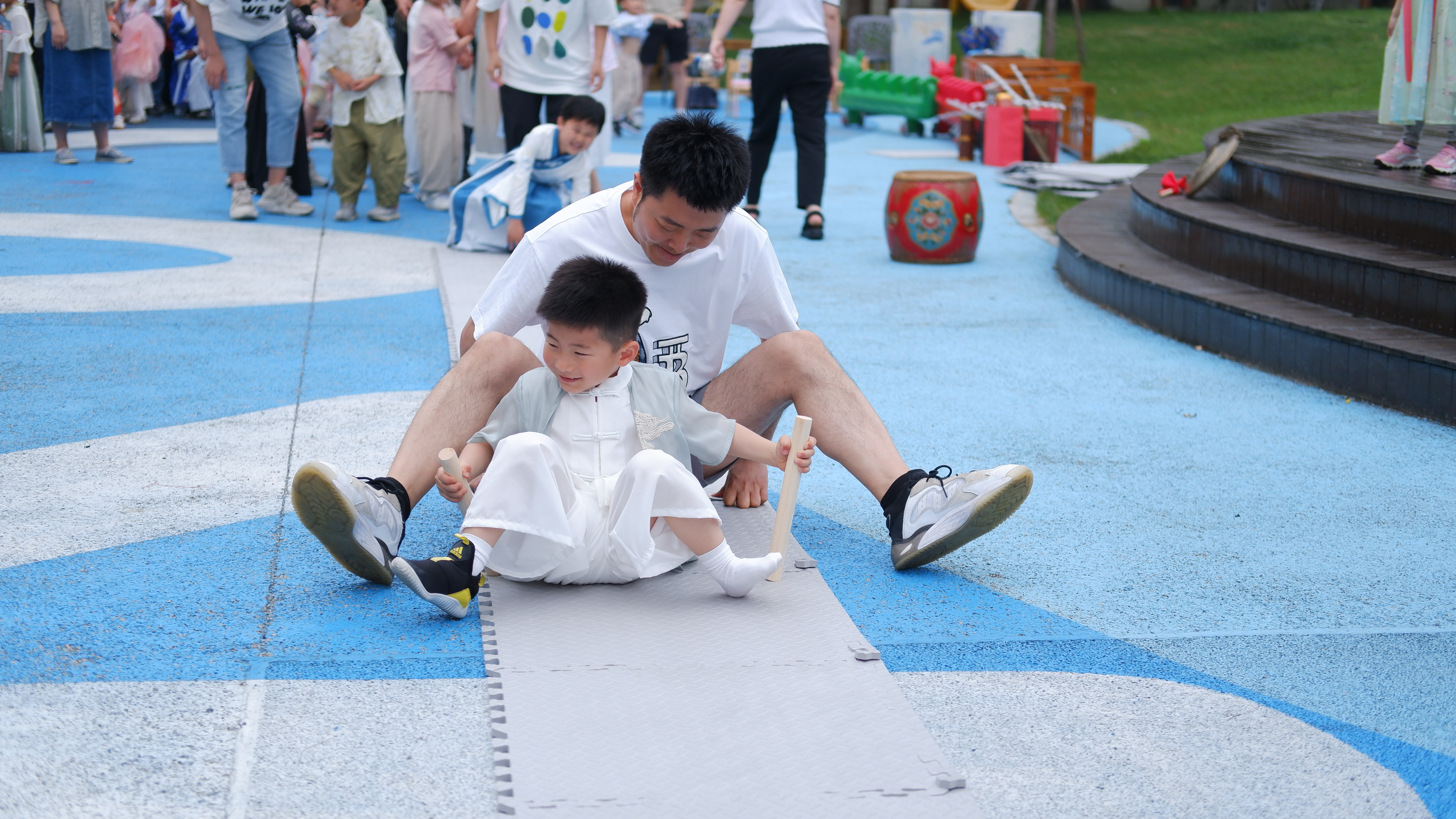 把运动馆搬进幼儿园,中国宋代汉服运动