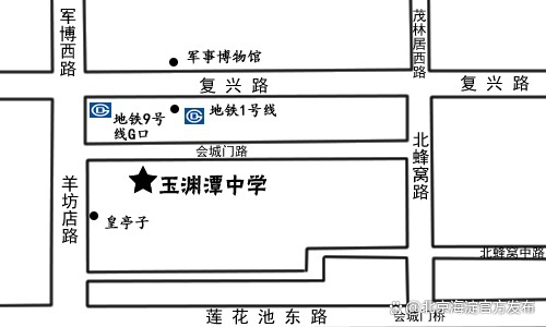 海淀高考考点分布图,海淀高考考点一览表