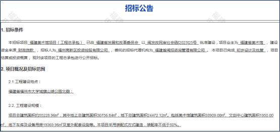 福建省美术馆省重点项目,福建美术馆开工